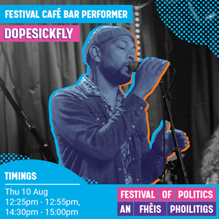 Festival Café Bar Programme: DOPESICKFLY