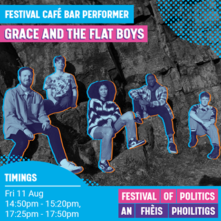 Festival Café Bar Programme: Grace and the Flat Boys